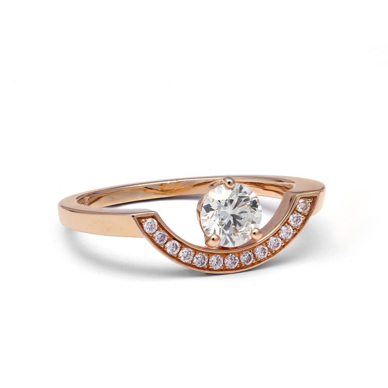 Bague_Intrepide_grand_arc_0.5ct_pavee_-_Or_rose_18k_-_diamant_ethique_-_Loyale_Paris