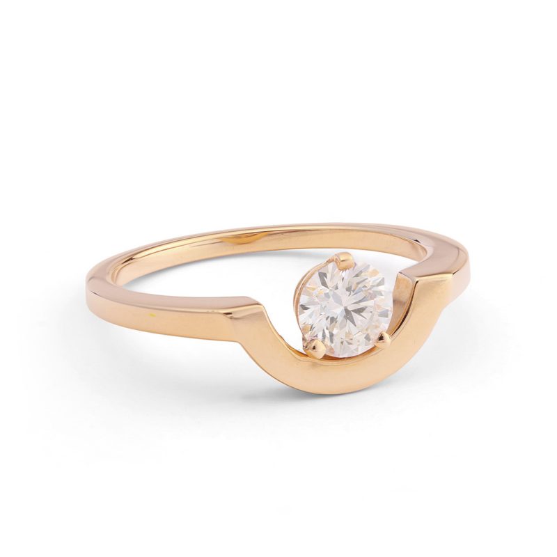 Bague_Intrepide_petit_arc_0.5ct_-_Or_rose_18k_-_diamant_ethique_-_Loyale_Paris
