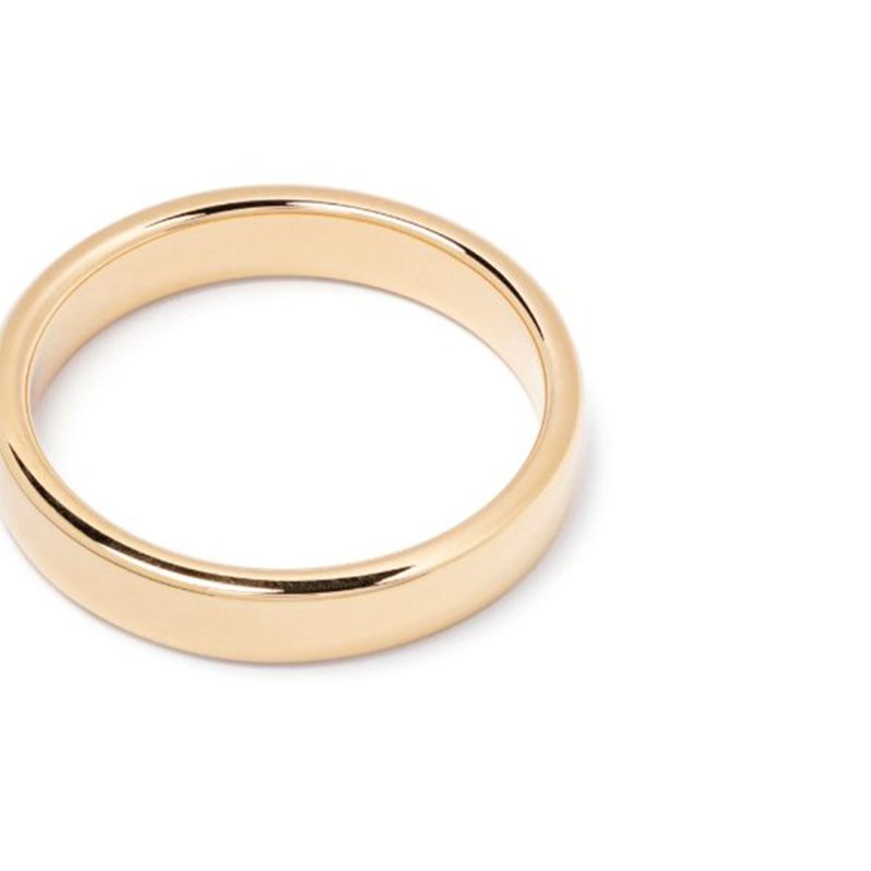 Union ring Absolu.e Ribbon 4mm - 18k yellow gold 3