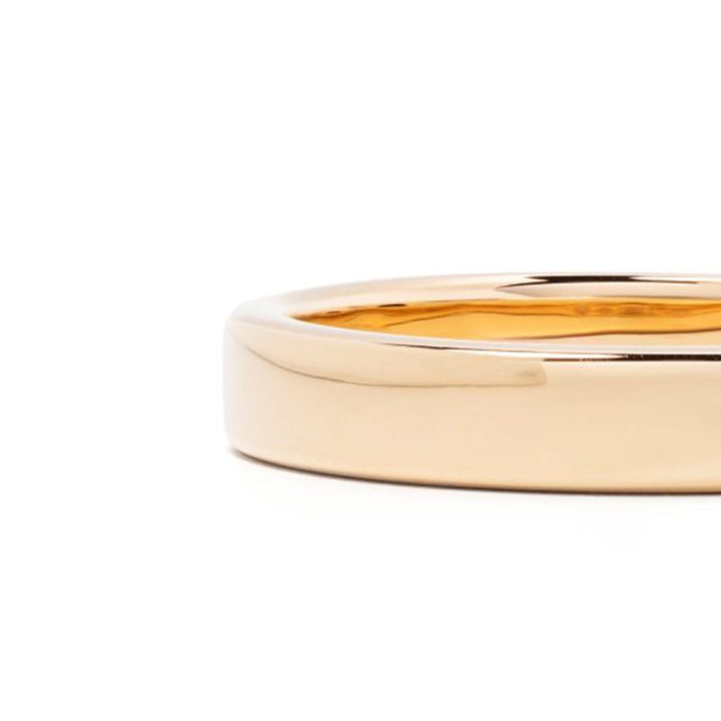 Union ring Absolu.e Ribbon 4mm - 18k yellow gold 4